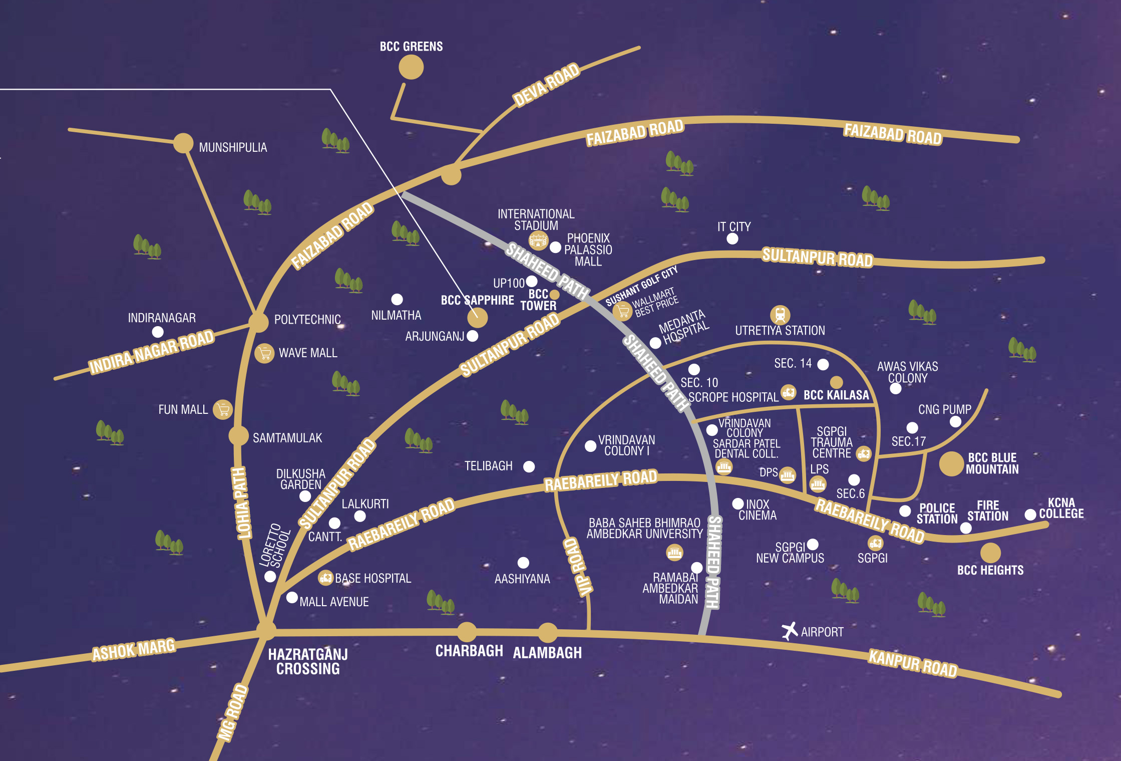 bcc Sapphire Location Map